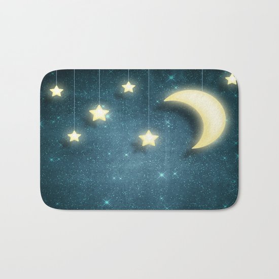 Moon & Stars 01 Bath Mat