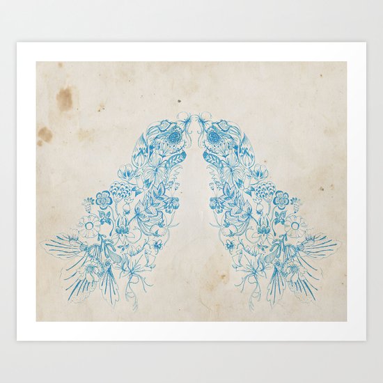 Morris homage Art Print
