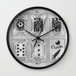 Playing cards Wall Clock