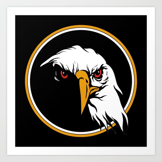 Eagles fly high on Art Print