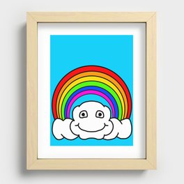 over the rainbow Recessed Framed Print