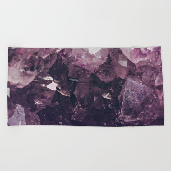 Amethyst Gem Dreams Beach Towel