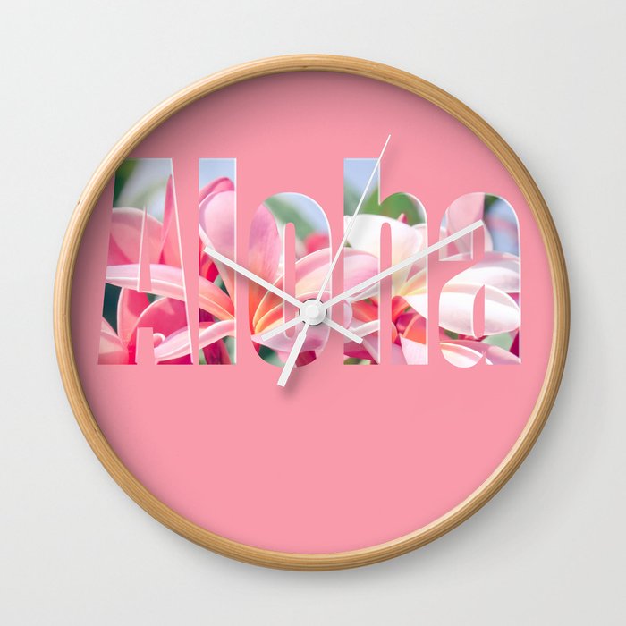 Aloha Wall Clock