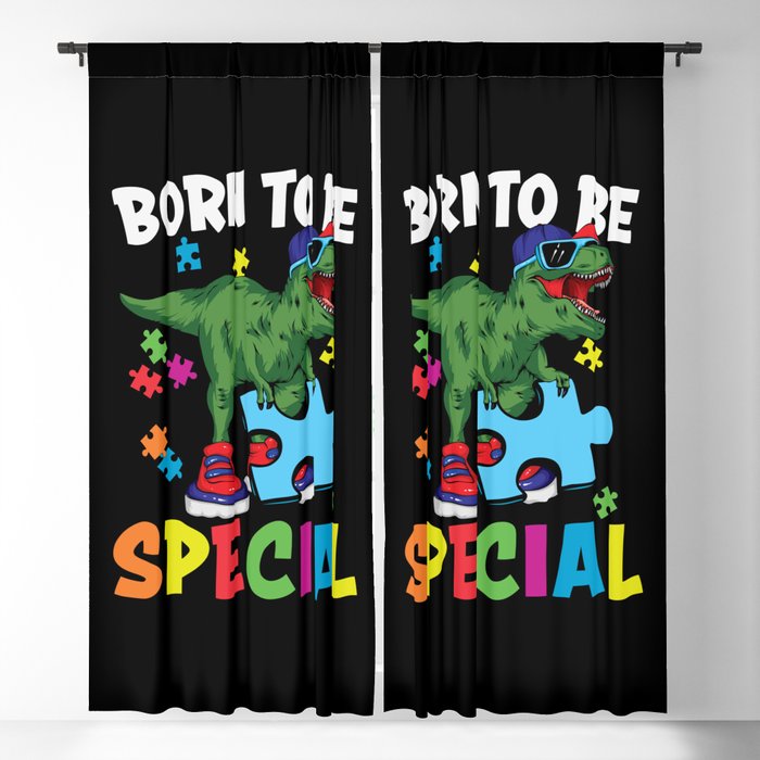 Born To Be Special Autism Awareness Blackout Curtain