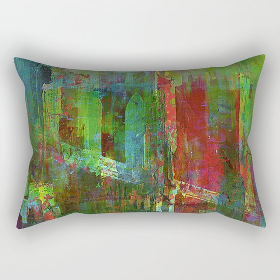 Under the Bridge Rectangular Pillow