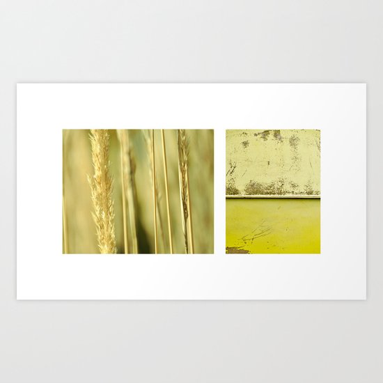 autumn diptych Art Print