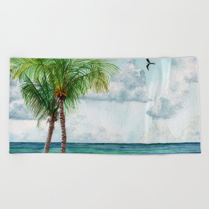 Peaceful Mexico Beach Towel By Hollysimental Society6 Peaceful Mexico Beach Towel By