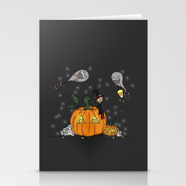 Halloween Spirits Stationery Cards