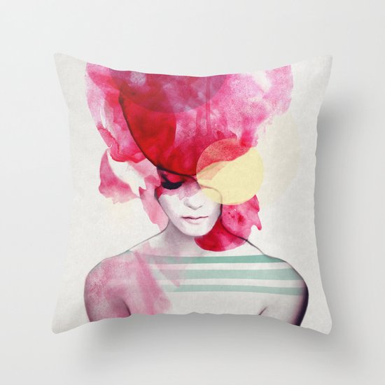 Bright Pink - Part 2 Throw Pillow