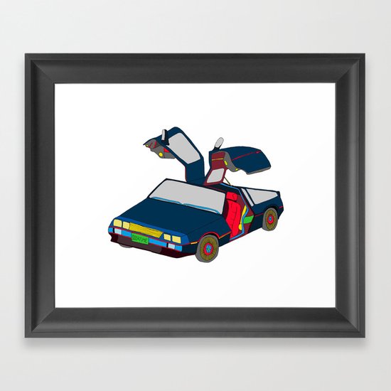 Cool Boys Like Flying Cars Framed Art Print