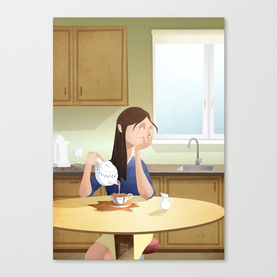 Absen-Tea Canvas Print