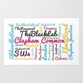 Clapham Art Prints For Any Decor Style Society6