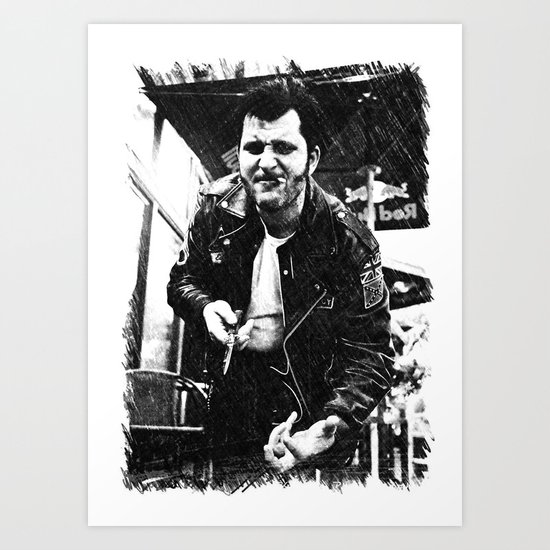 Greaser Johnny Art Print