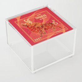 Lunar New Year of the Ox Acrylic Box