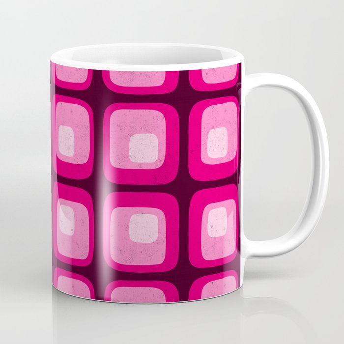 60s Mod Squares Coffee Mug