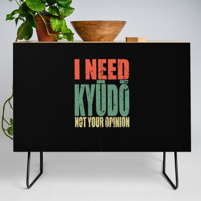 Kyūdō Saying Funny Credenza