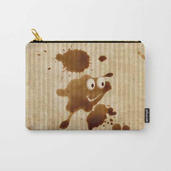 The Smile of Coffee Drop - Old Paper Style Carry-All Pouch