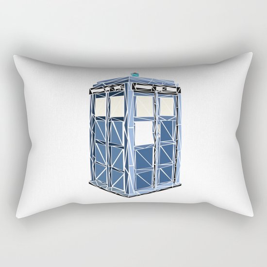 The Tardis Rectangular Pillow
