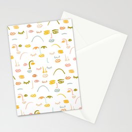 Faces of the World Stationery Card