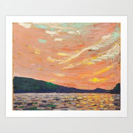Tom Thomson - Smoke Lake - Canada, Canadian Oil Painting - Group of Seven Art Print