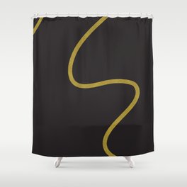 signs of times line - the ugly Shower Curtain