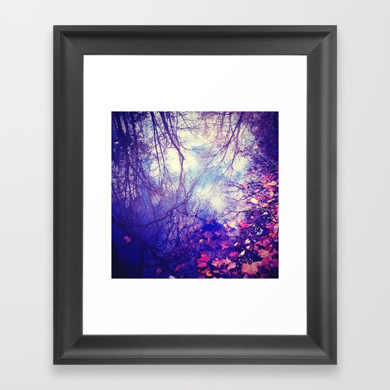 Winter Reflection Framed Art Print
