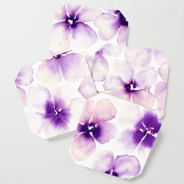 Gentle Violet Bloom 02 Coaster