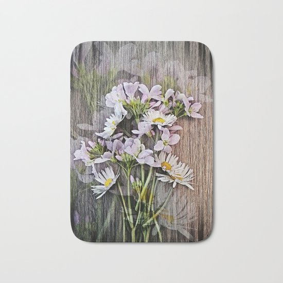 Cuckoo Daisies Bath Mat