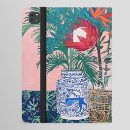 The Domesticated Jungle - Floral Still Life iPad Folio Case