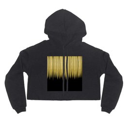 3D Golden Stalactites Abstract Hoody
