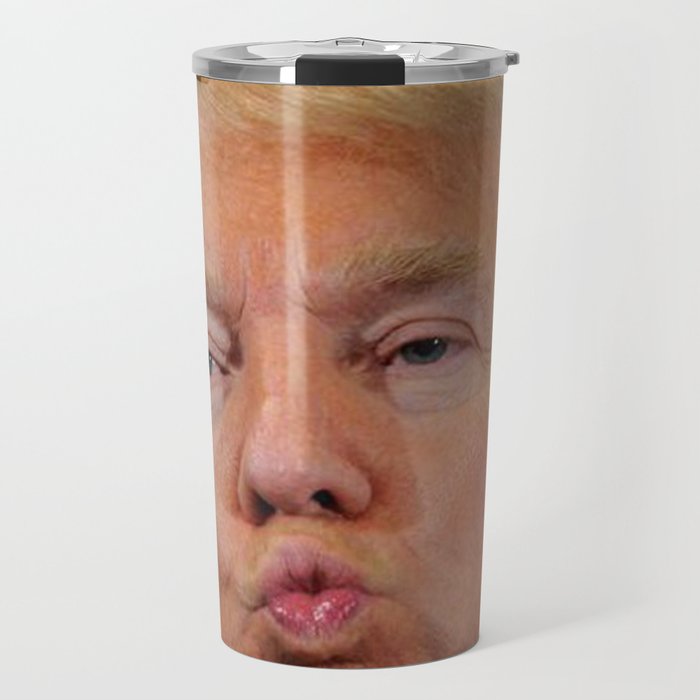 Trump Kiss Travel Mug