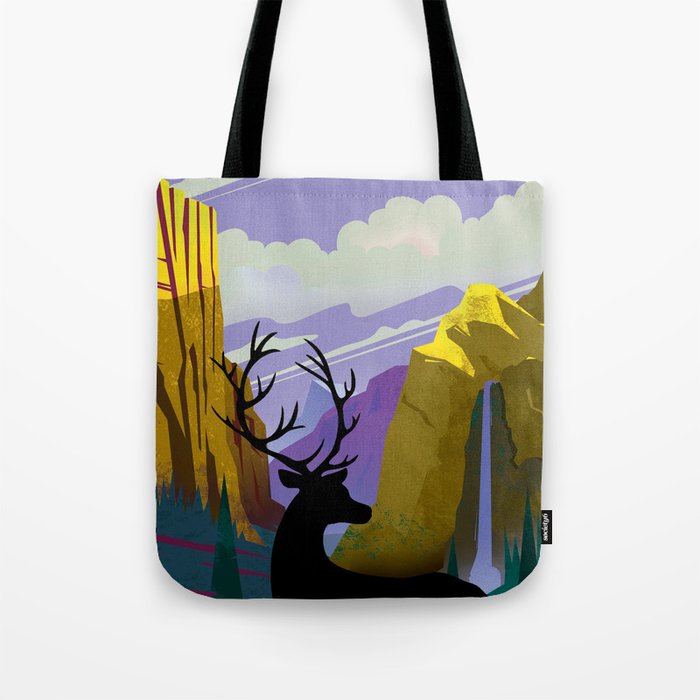 Deer at Yosemite National Park Tote Bag