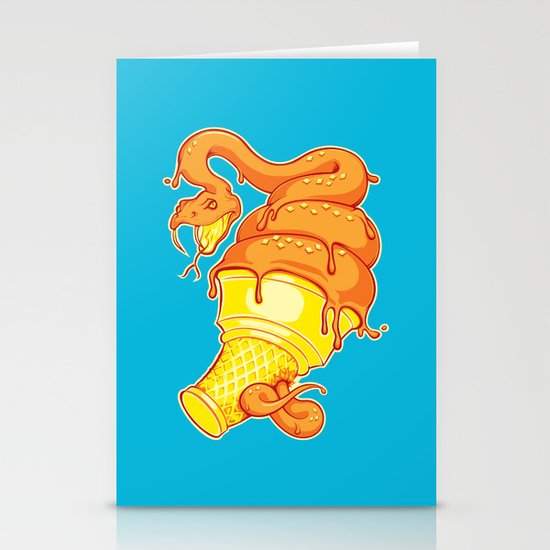 Snake Cone Stationery Cards