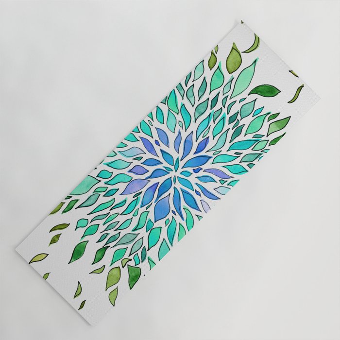 Cool Petal Party Yoga Mat