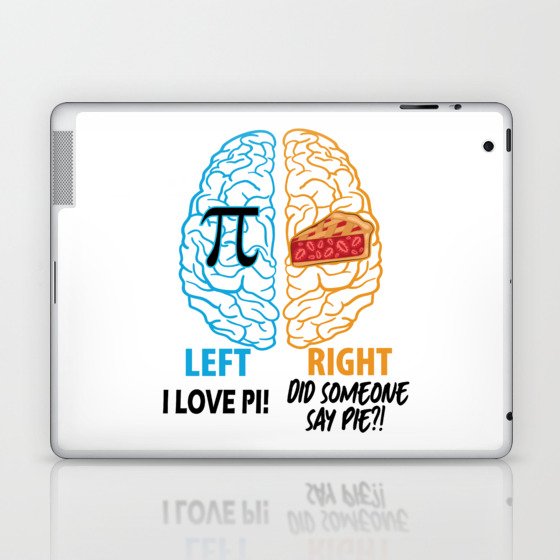 Left Brain Right Brain Pi Laptop & iPad Skin
