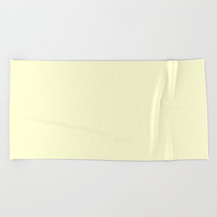 Butter Yellow Beach Towel by PHOTOLAB Society6