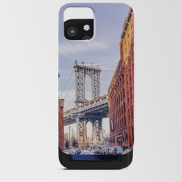 Manhattan Bridge View | New York City | Travel Photography iPhone Card Case