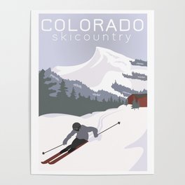 Ski Colorado Poster