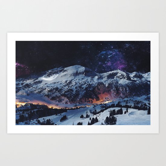 Magical Mountain Art Print