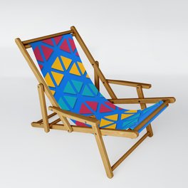 Colorful triangles Sling Chair