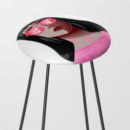 Beautiful Woman Counter Stool