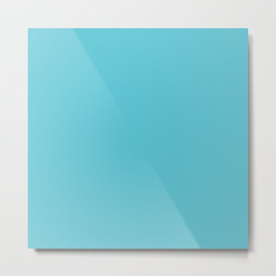 Simply Seaside Blue Metal Print