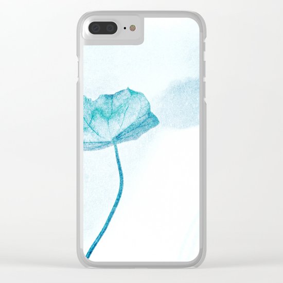 snow white Clear iPhone Case
