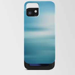 Underwater blue background iPhone Card Case