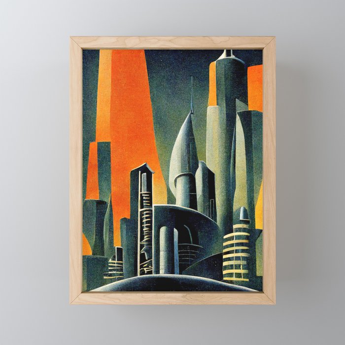 World of Tomorrow Framed Mini Art Print