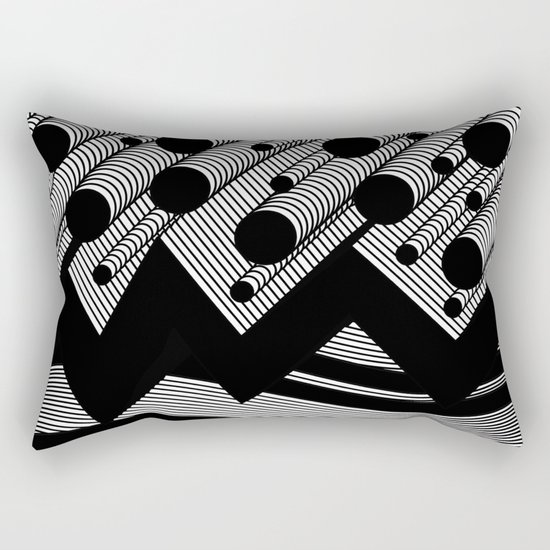 Driving Particles Rectangular Pillow