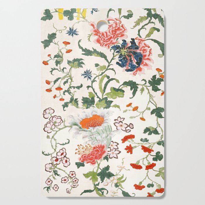 Chinese Floral Pattern 14 Cutting Board