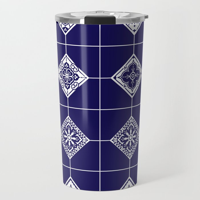 Talavera Mexican Tile – Porcelain Palette Travel Mug