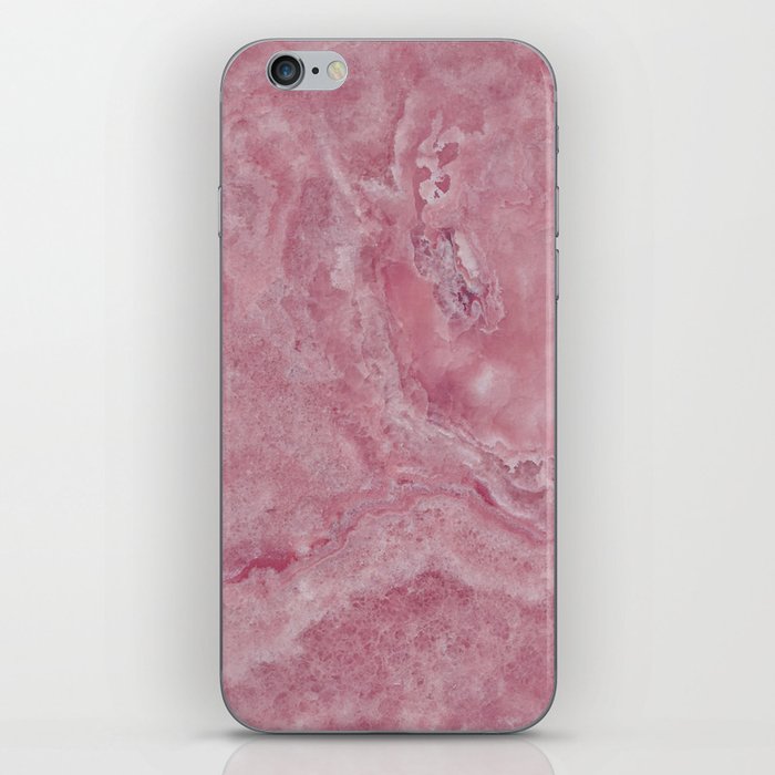 Chiara Rosa - deep pink marble iPhone Skin