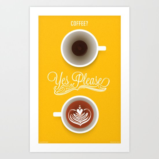 Yes Please Art Print